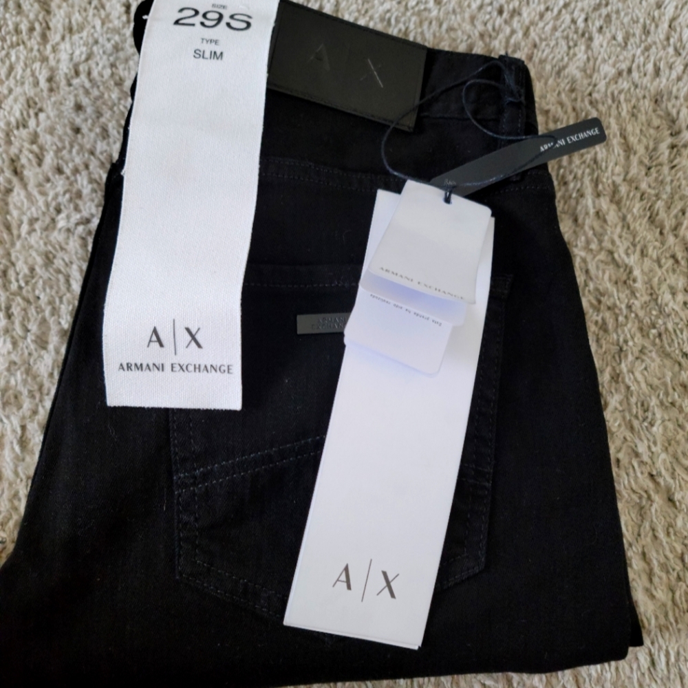 Men's black jeans